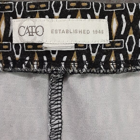 Cato Woman's Skirt size 3X, Pullon, Elastic Waist Knee Length, Ruffle, Easy Care - Picture 3 of 7
